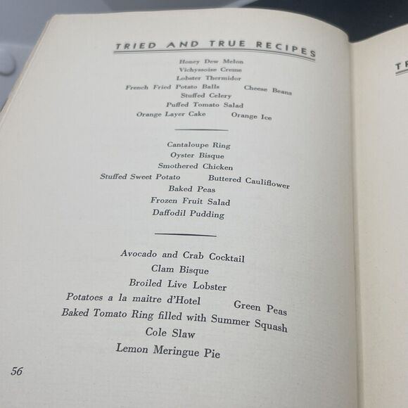 1941 Ruth Wakefield's Toll House Tried and True Recipes Vintage Cookbook - Picture 6 of 11